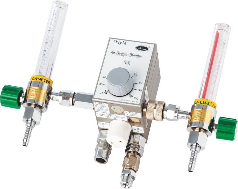 Air Oxygen mixer O2 Blender with Flowmeter